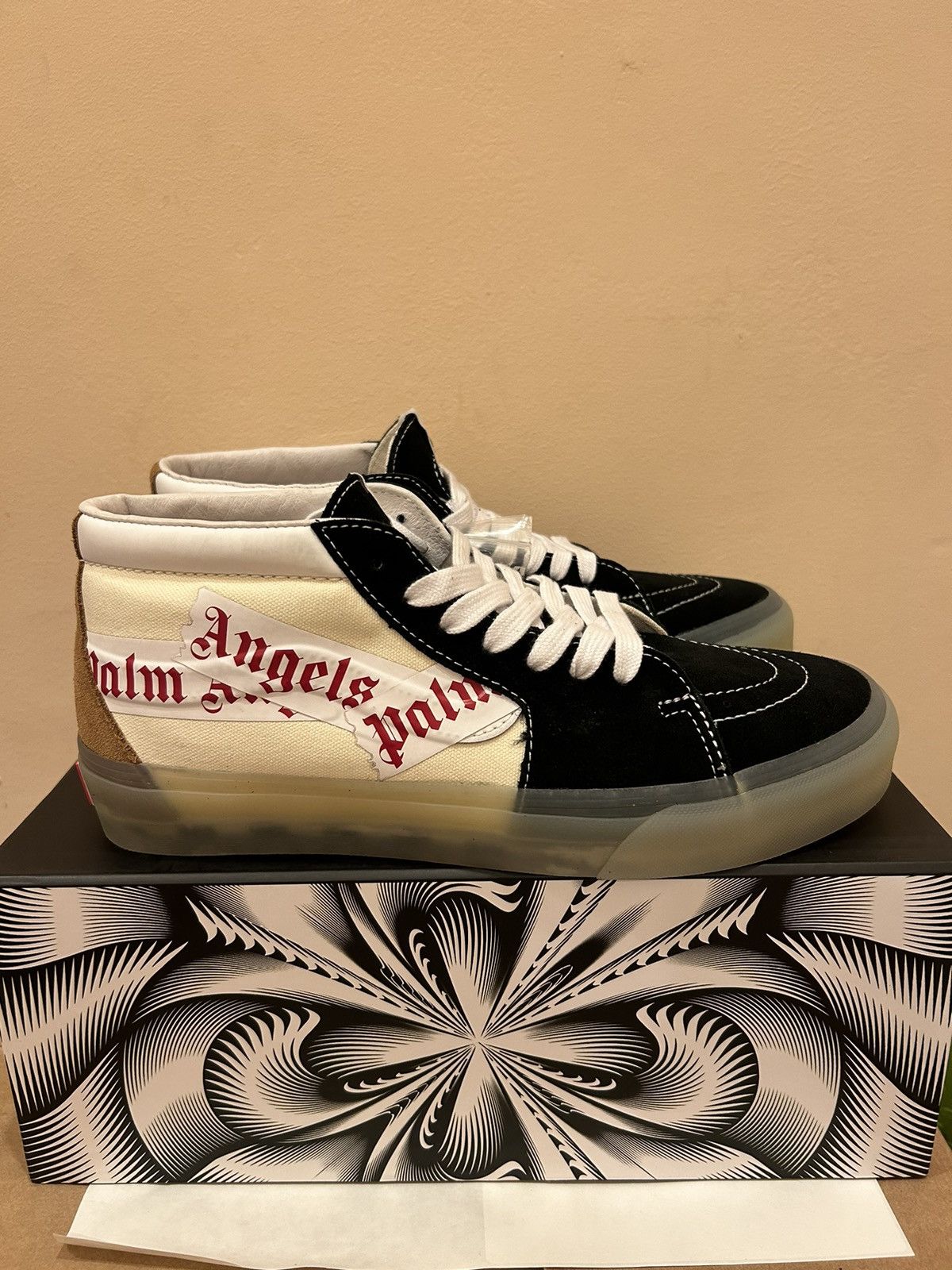【VANS】Vans Vault Sk8-Mid VLT LX x Palm Angels Vans Vault X Palm Angels Sk8-Mid Rare No Box | eBay