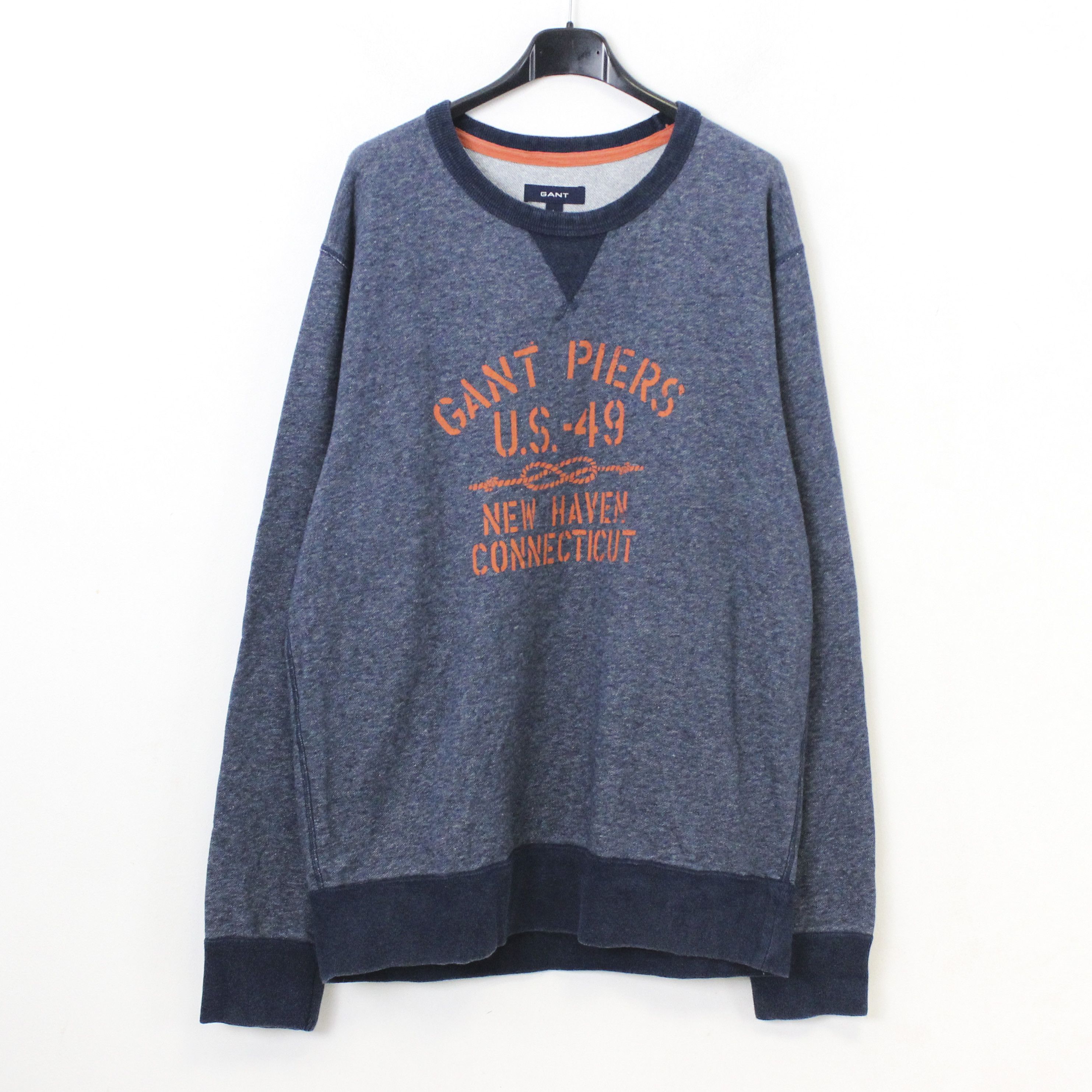 Gant New Haven Cotton Sweatshirt Crew Neck Jumper Pullover Size US L / EU 52-54 / 3 - 1 Thumbnail