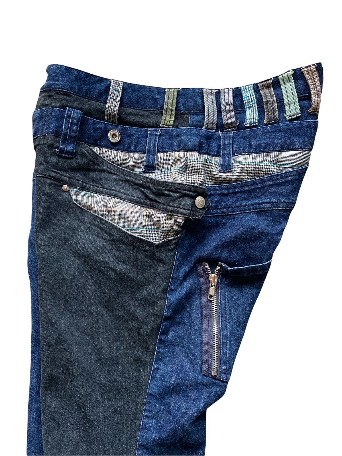 AMP Manydope Double Waist Denim Distressed Size US 30 / EU 46 - 6 Thumbnail