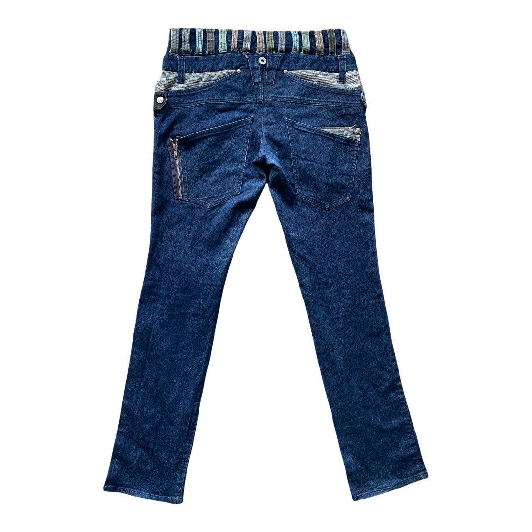 AMP Manydope Double Waist Denim Distressed Size US 30 / EU 46 - 2 Thumbnail