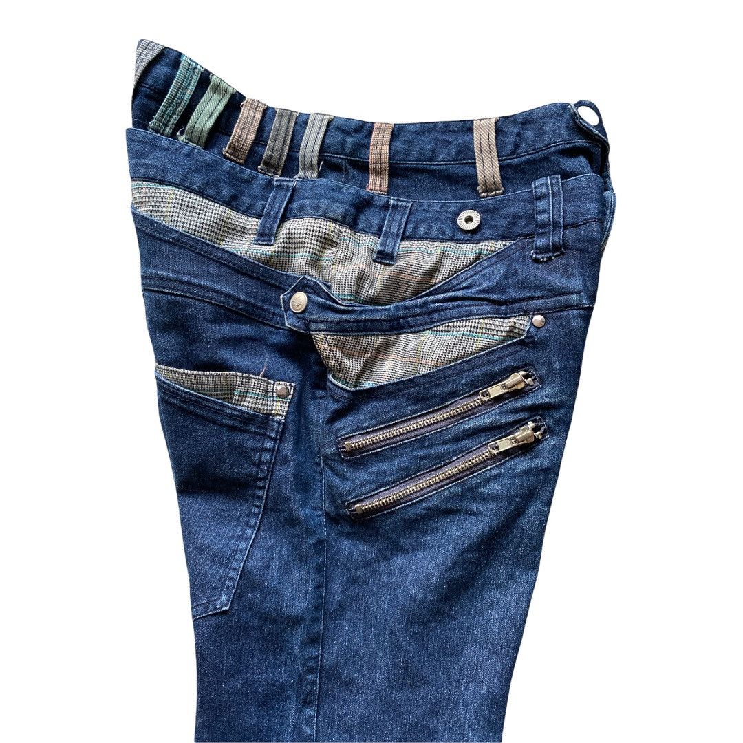 AMP Manydope Double Waist Denim Distressed Size US 30 / EU 46 - 8 Thumbnail