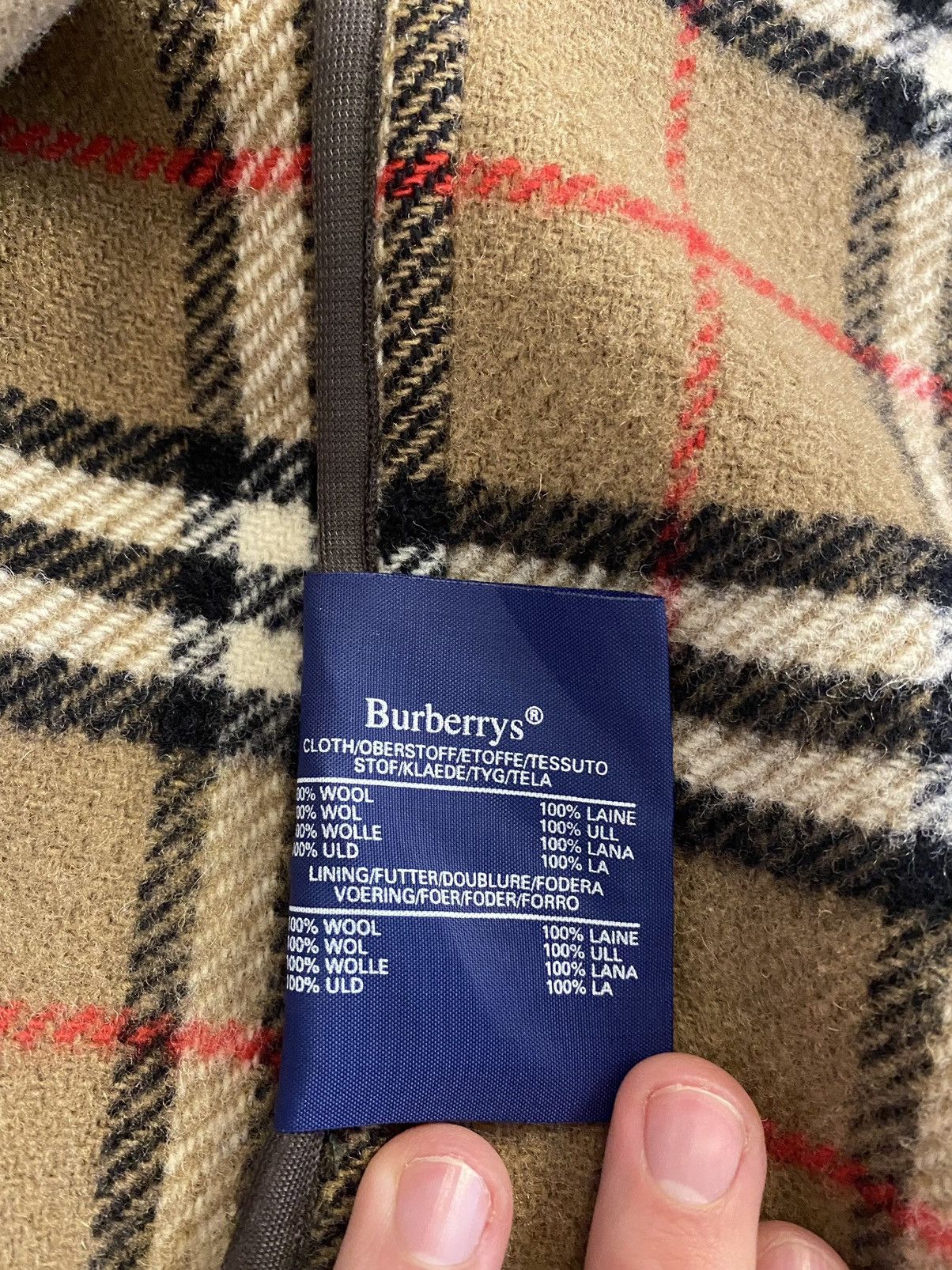 Burberrys Wooled Vintage speciality duffle coating