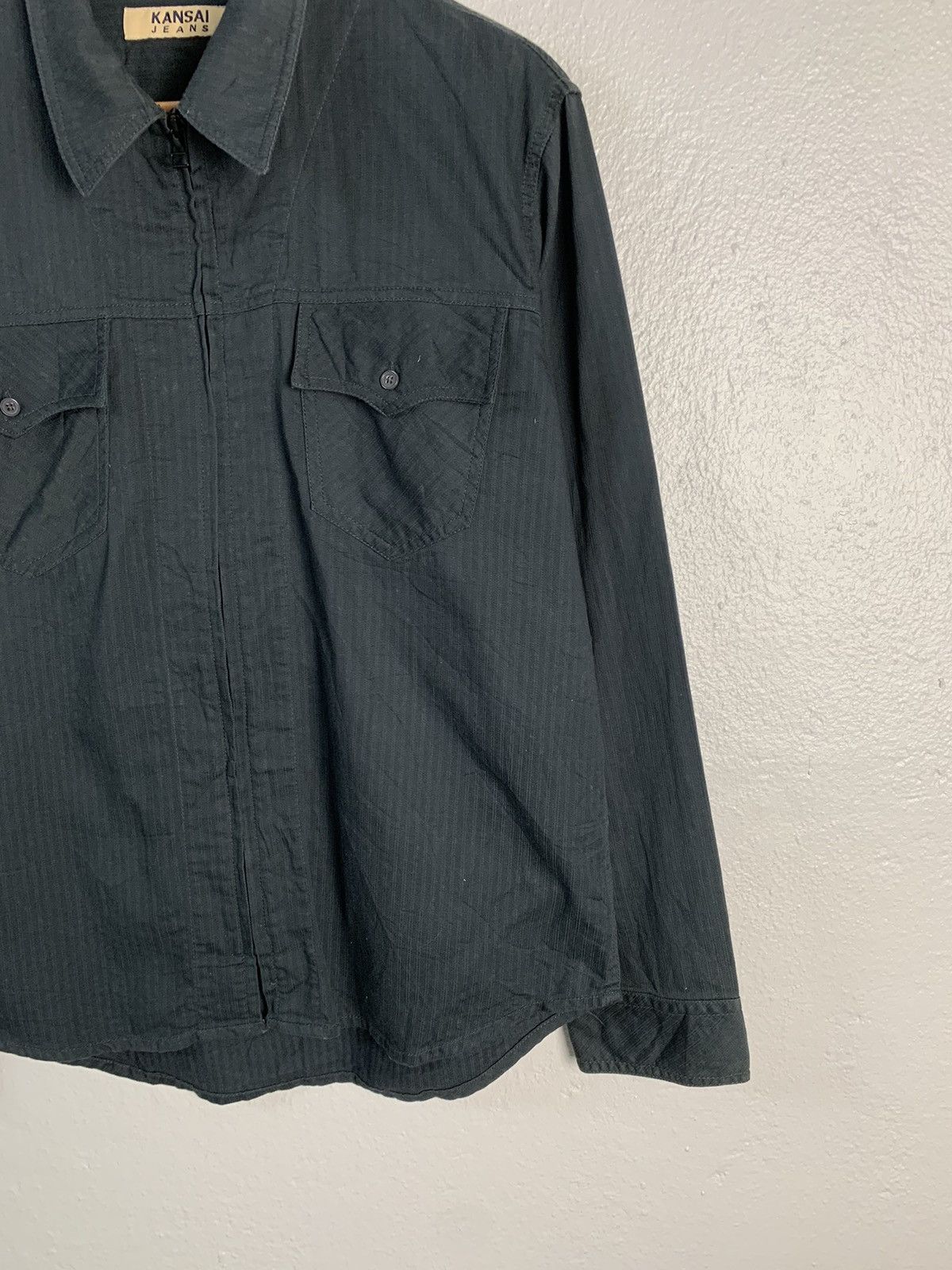Kansai Yamamoto Kansai Jeans Button Up Shirt Size US L / EU 52-54 / 3 - 2 Thumbnail