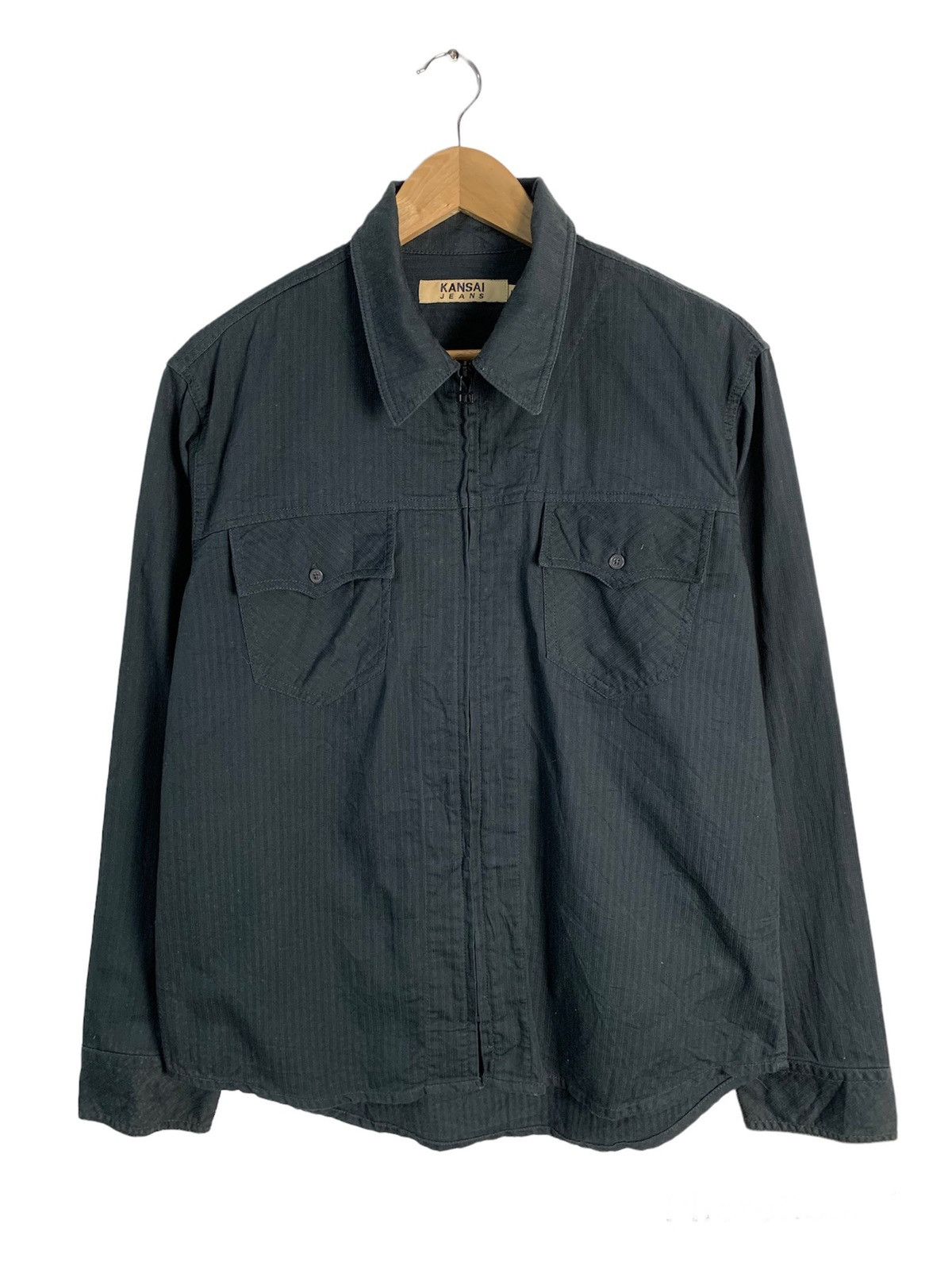 Kansai Yamamoto Kansai Jeans Button Up Shirt Size US L / EU 52-54 / 3 - 1 Thumbnail