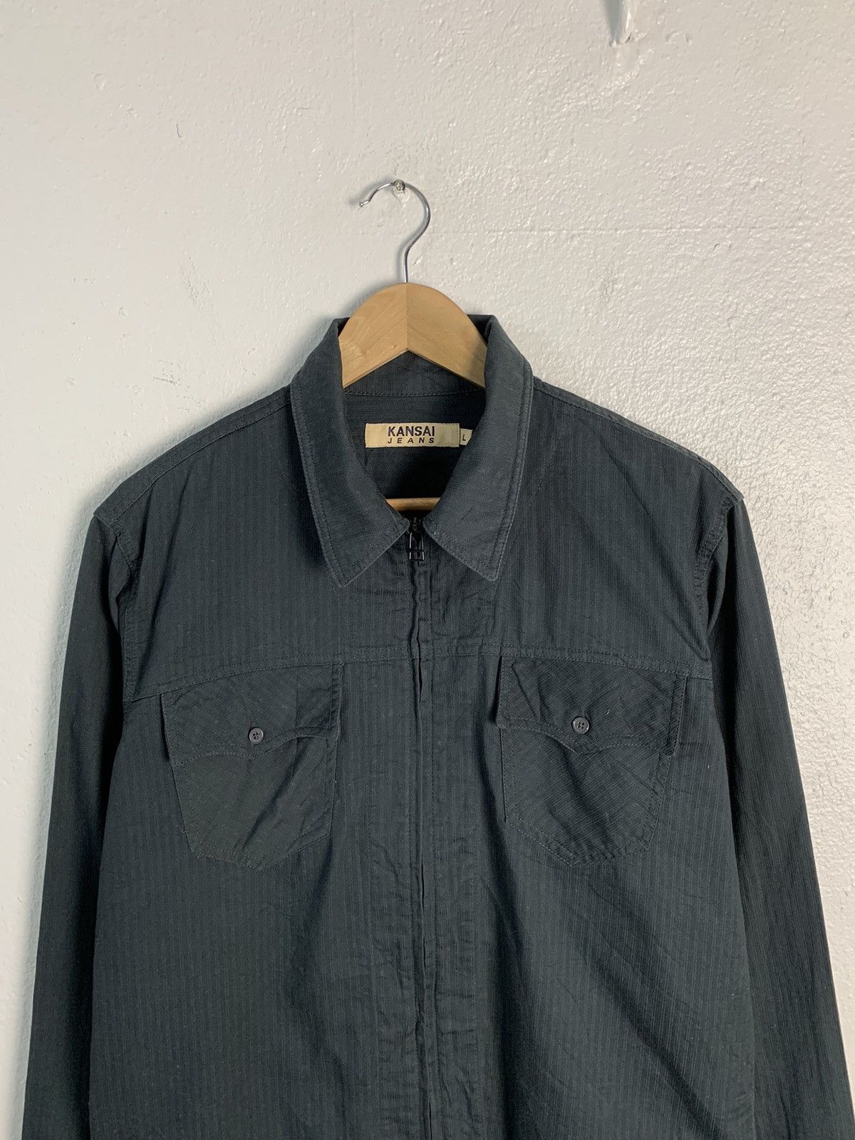 Kansai Yamamoto Kansai Jeans Button Up Shirt Size US L / EU 52-54 / 3 - 4 Thumbnail