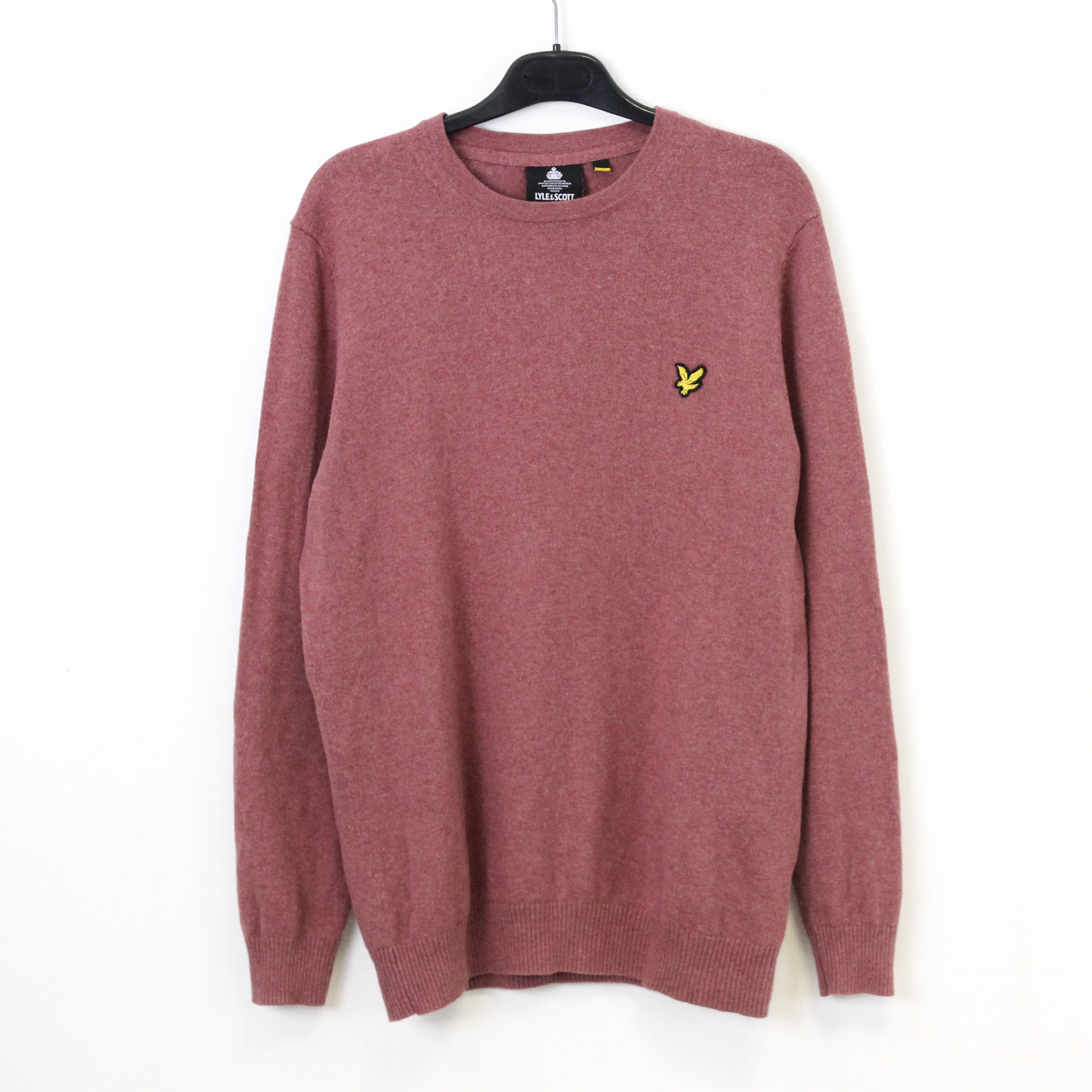 Lyle & Scott Wool Sweater Pullover Cotton Jumper Crew Neck Knit Coral Top Size US M / EU 48-50 / 2 - 1 Thumbnail