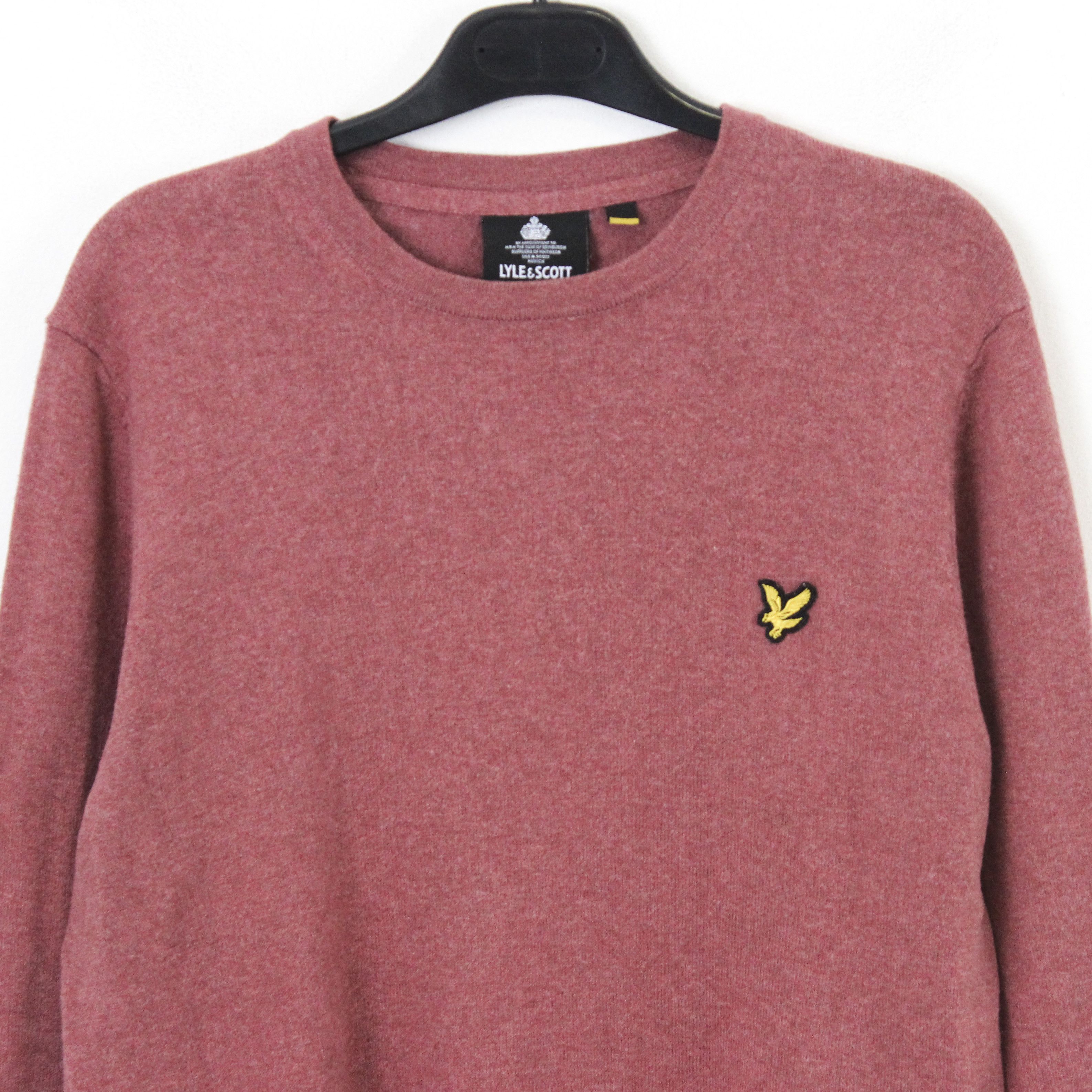 Lyle & Scott Wool Sweater Pullover Cotton Jumper Crew Neck Knit Coral Top Size US M / EU 48-50 / 2 - 2 Thumbnail