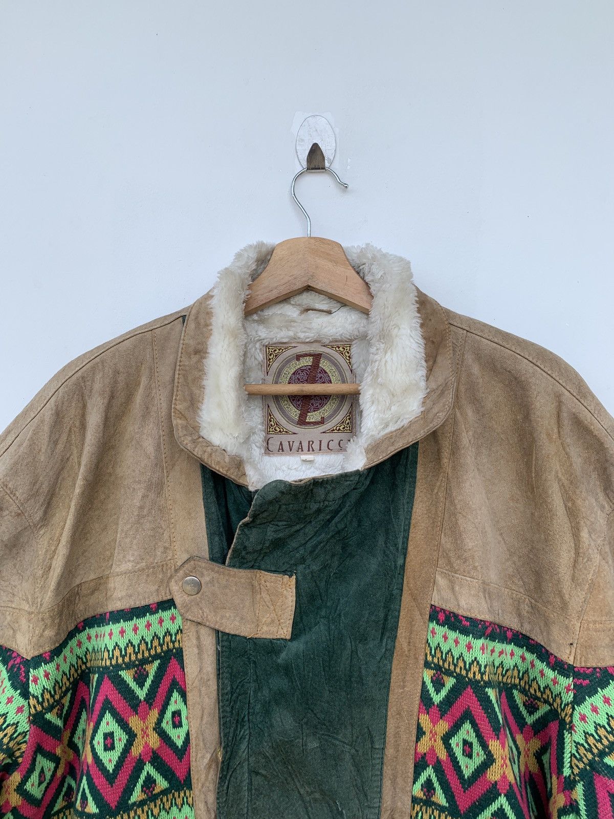 Japanese Brand 🔥LastCall🔥Vintage Cavaricci Navajo Aztec Bomber Jacket Size US L / EU 52-54 / 3 - 7 Thumbnail