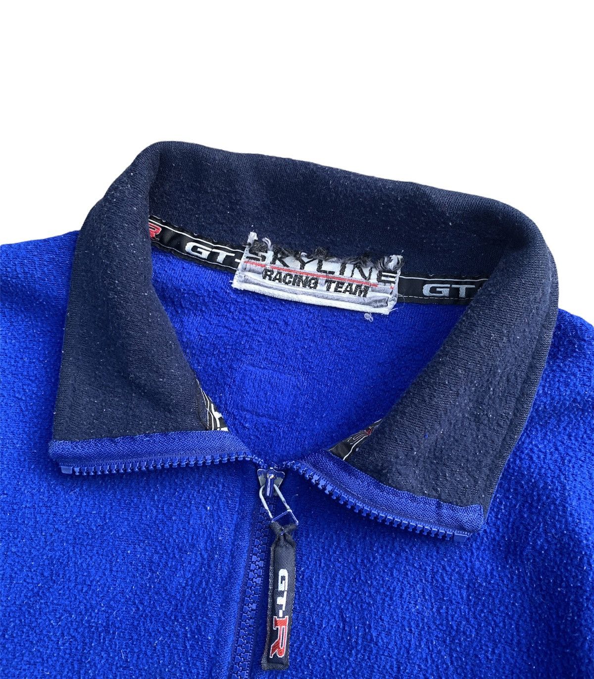 Japanese Brand × Sports Specialties Rare🔥🔥Vtg Skyline Gtr Racing Team Fleece Half Zipper Jacket Size US L / EU 52-54 / 3 - 2 Thumbnail