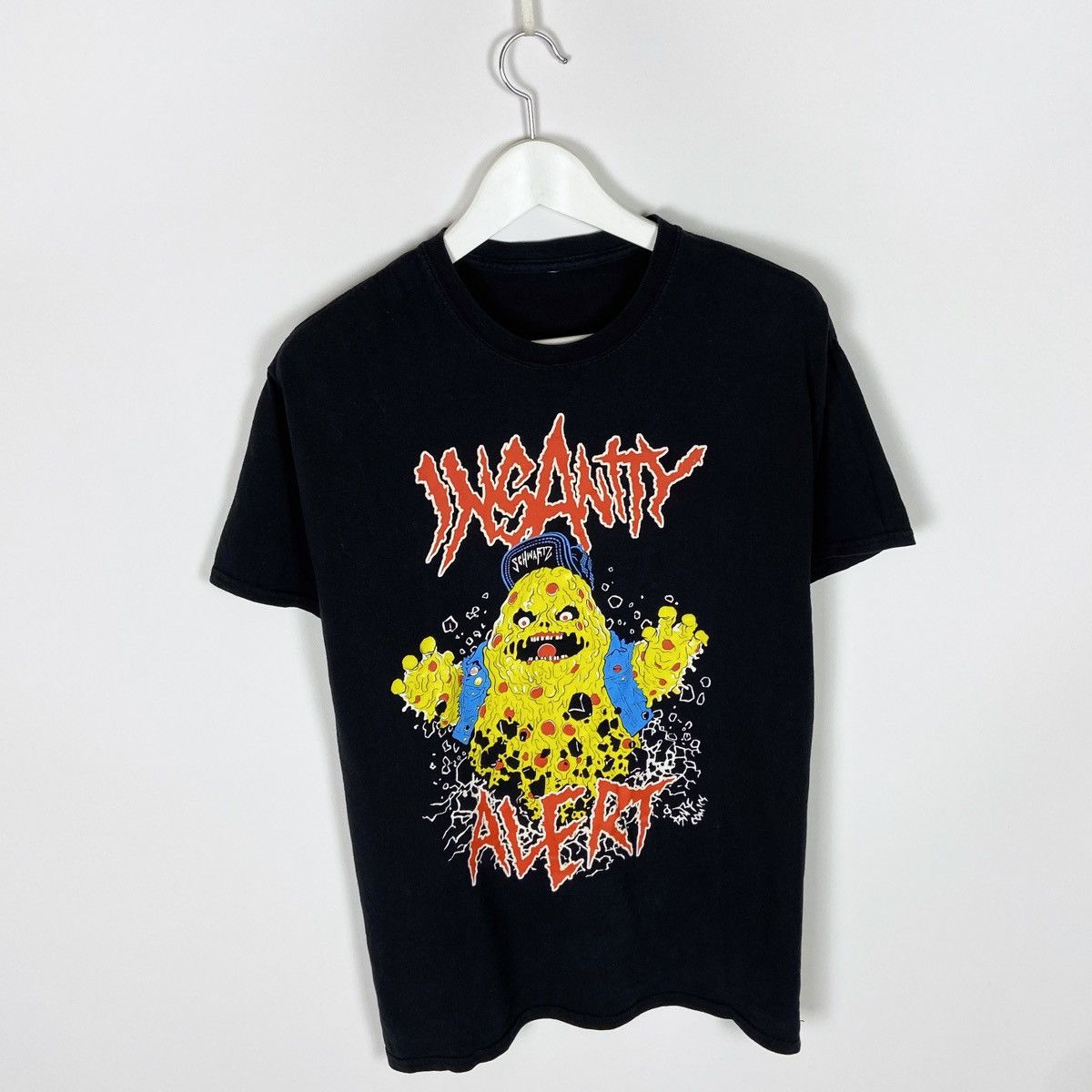 Band Tees Vintage Y2K 00s Insanity Alert Pizza Demon tee rock band Size US L / EU 52-54 / 3 - 2 Thumbnail