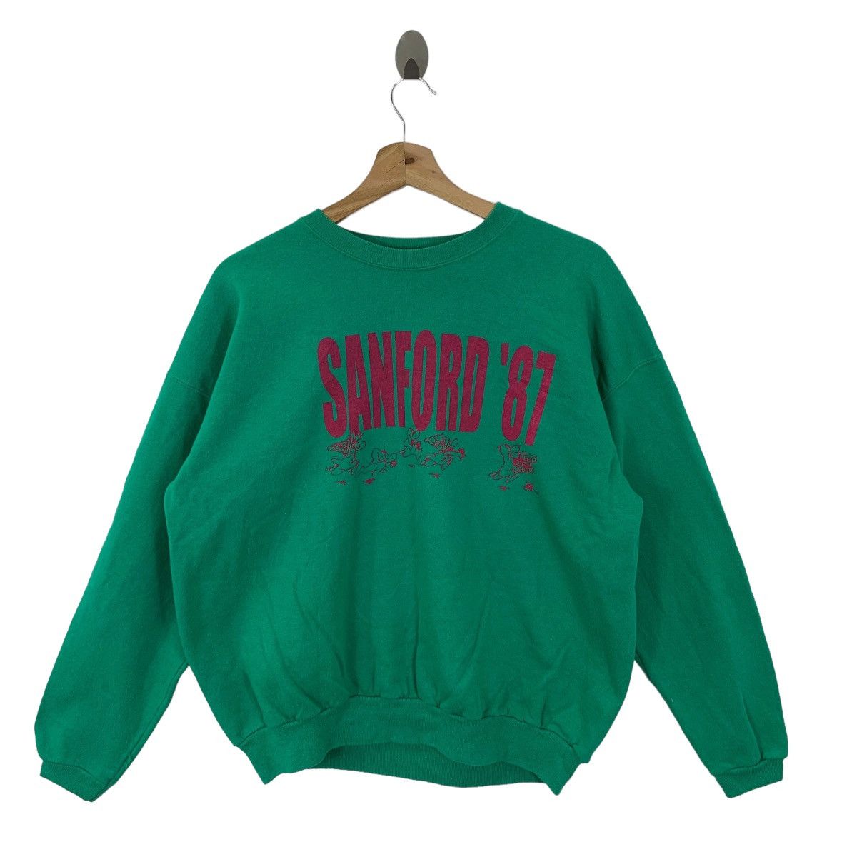 Vintage Vintage 90s Sanford 87 Crewneck Pullover Sweater Size US L / EU 52-54 / 3 - 1 Thumbnail