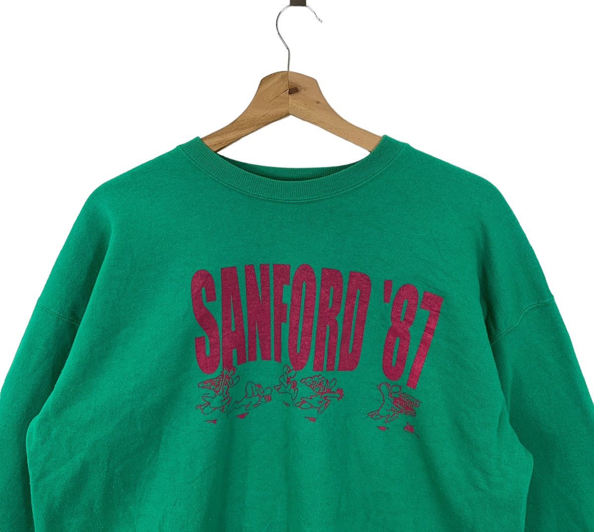 Vintage Vintage 90s Sanford 87 Crewneck Pullover Sweater Size US L / EU 52-54 / 3 - 2 Thumbnail