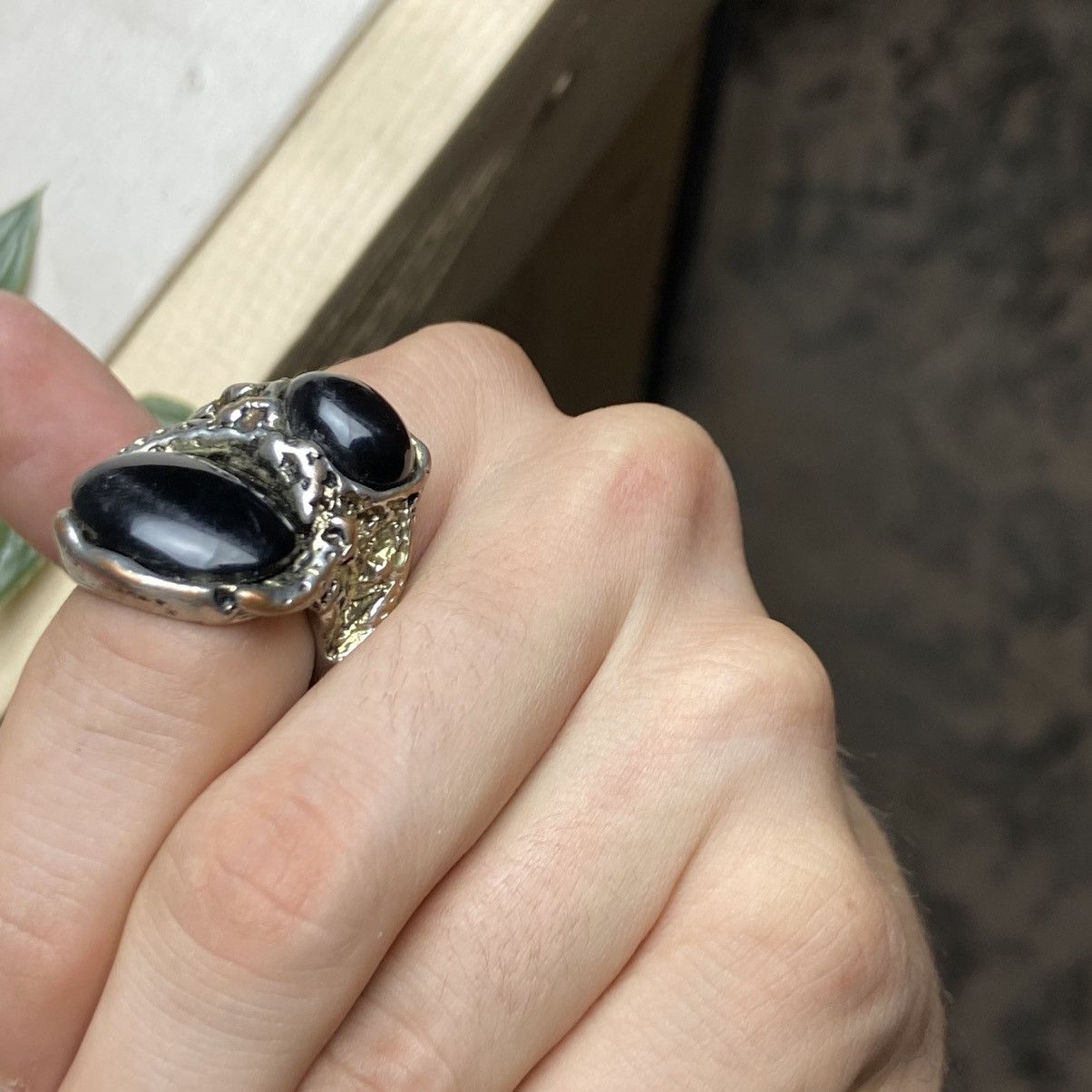 Jewelry GOTH VINTAGE RARE ARCHIVE RING 1990s Size ONE SIZE - 3 Thumbnail