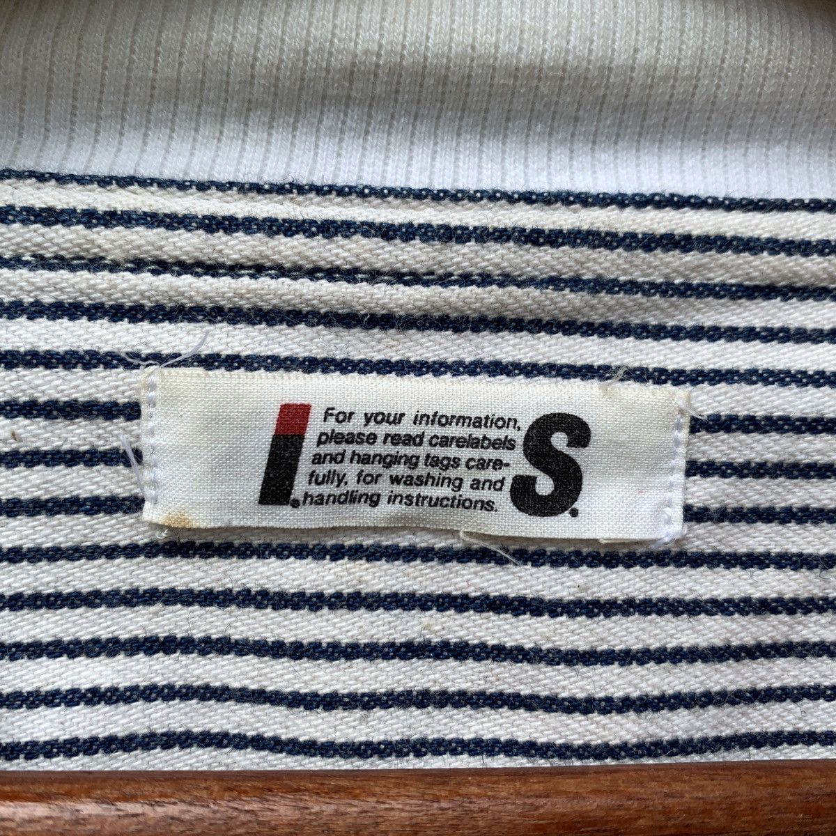 Issey Miyake ISSEY SPORT I.S MA-1 BOMBER VINTAGE STRIPED COTTON JACKET Size US M / EU 48-50 / 2 - 10 Thumbnail