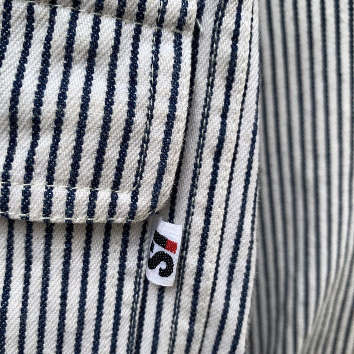 Issey Miyake ISSEY SPORT I.S MA-1 BOMBER VINTAGE STRIPED COTTON JACKET Size US M / EU 48-50 / 2 - 9 Thumbnail