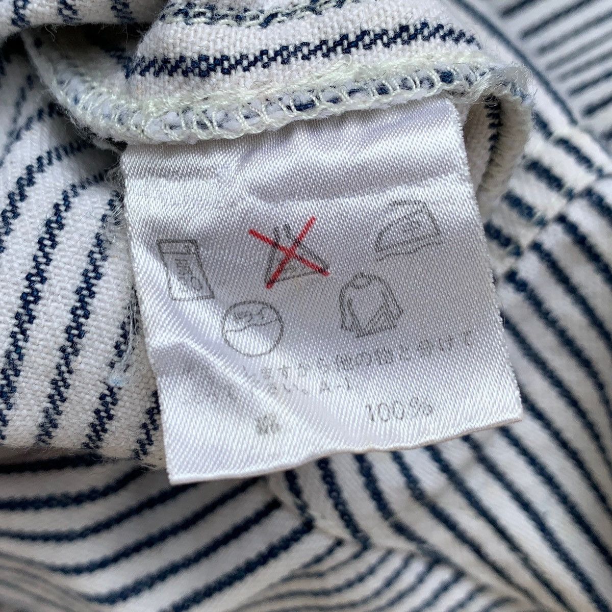 Issey Miyake ISSEY SPORT I.S MA-1 BOMBER VINTAGE STRIPED COTTON JACKET Size US M / EU 48-50 / 2 - 13 Thumbnail