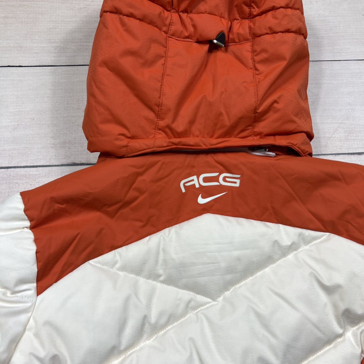 Nike × Nike ACG Orange Nike ACG Puffer Down Jacket Big Logo Ski Size S / US 4 / IT 40 - 8 Thumbnail