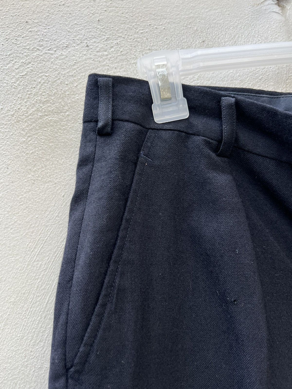 Comme des Garcons Homme Plus Archive 1988 CDGHP Dark Blue Wool Baggy Trouser Pant Size US 30 / EU 46 - 10 Thumbnail