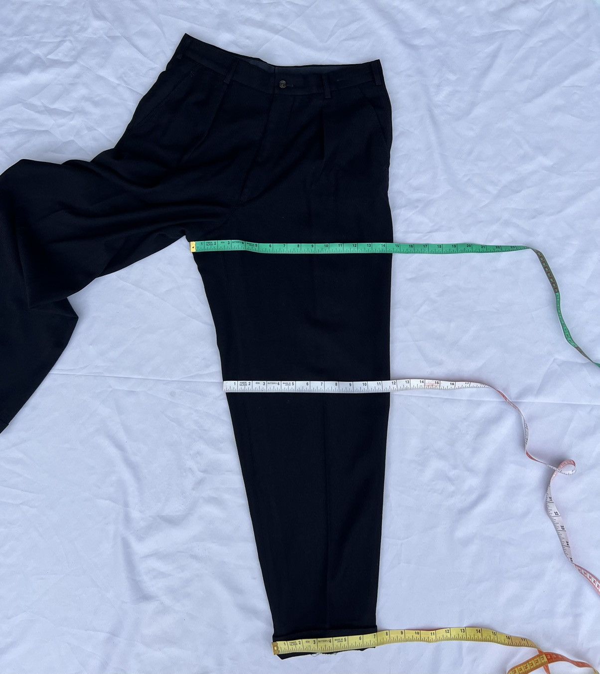 Comme des Garcons Homme Plus Archive 1988 CDGHP Dark Blue Wool Baggy Trouser Pant Size US 30 / EU 46 - 3 Thumbnail