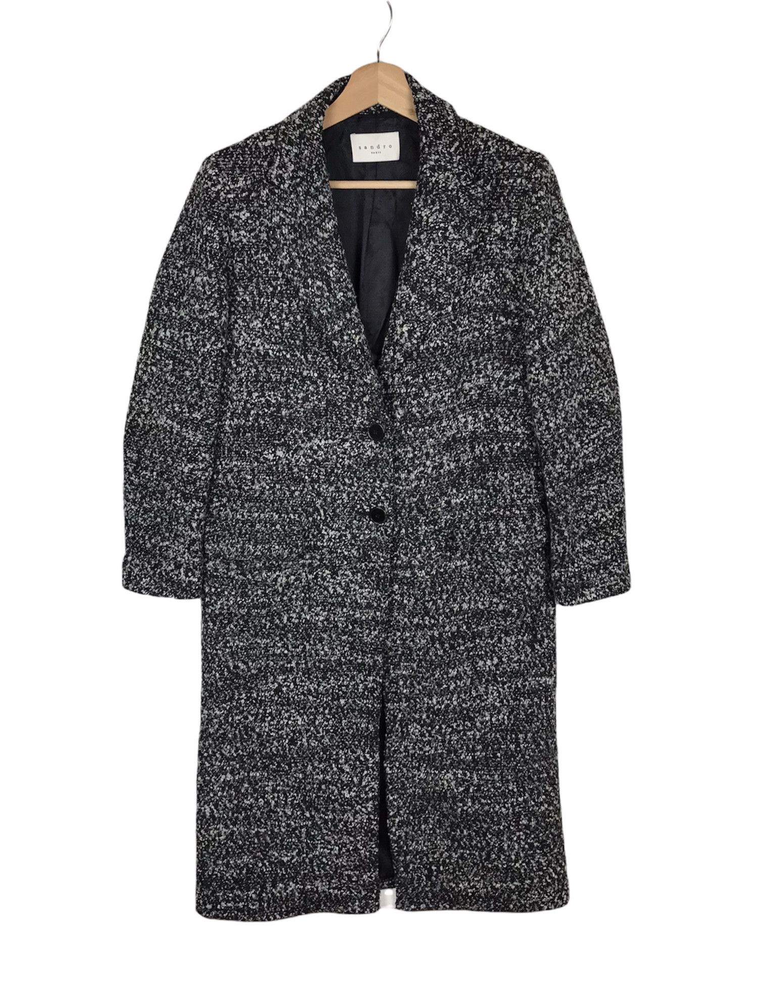 Vintage Wool Sandro Mac Coat