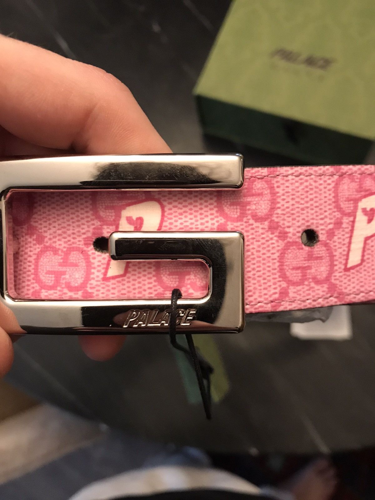 Palace x Gucci GG-P Supreme G Reversible Belt