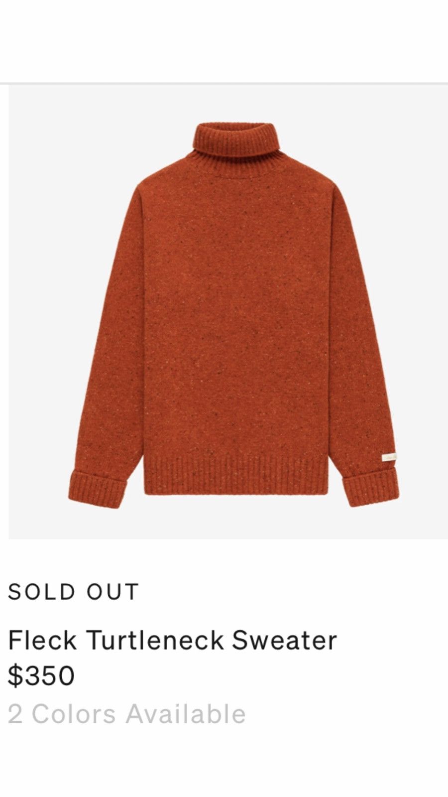 Aime Leon Dore Fleck Turtleneck Sweater - L Size US L / EU 52-54 / 3 - 5 Thumbnail
