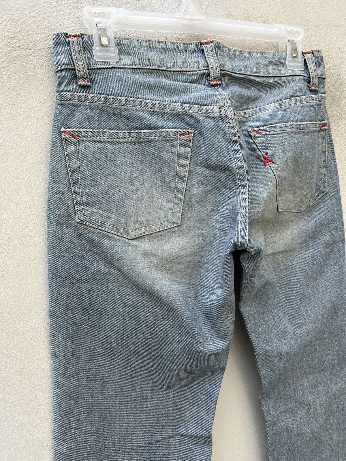 Vintage NWT A Brand Made in Japan Mud Wash Denim Straight Leg Jeans Size US 28 / EU 44 - 16 Thumbnail
