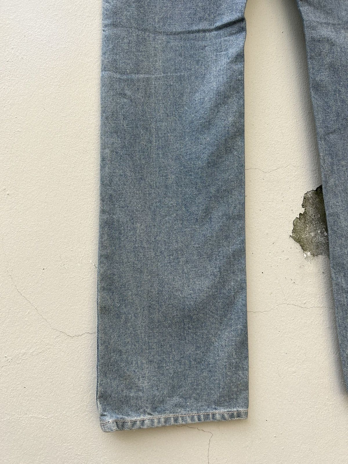 Vintage NWT A Brand Made in Japan Mud Wash Denim Straight Leg Jeans Size US 28 / EU 44 - 17 Thumbnail