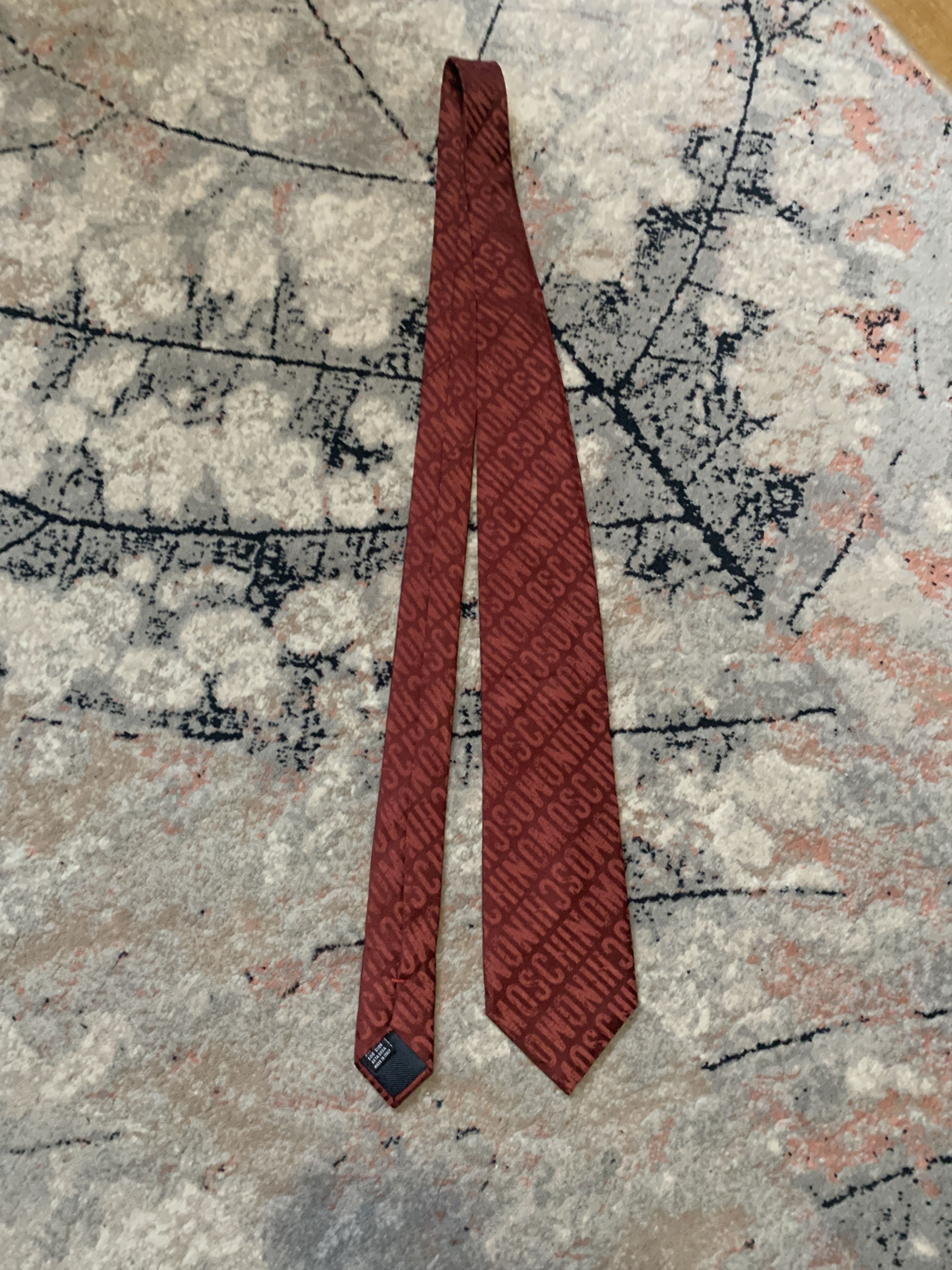 Moschino × Vintage Moschino Vintage 100% Silk Tie Size ONE SIZE - 2 Thumbnail