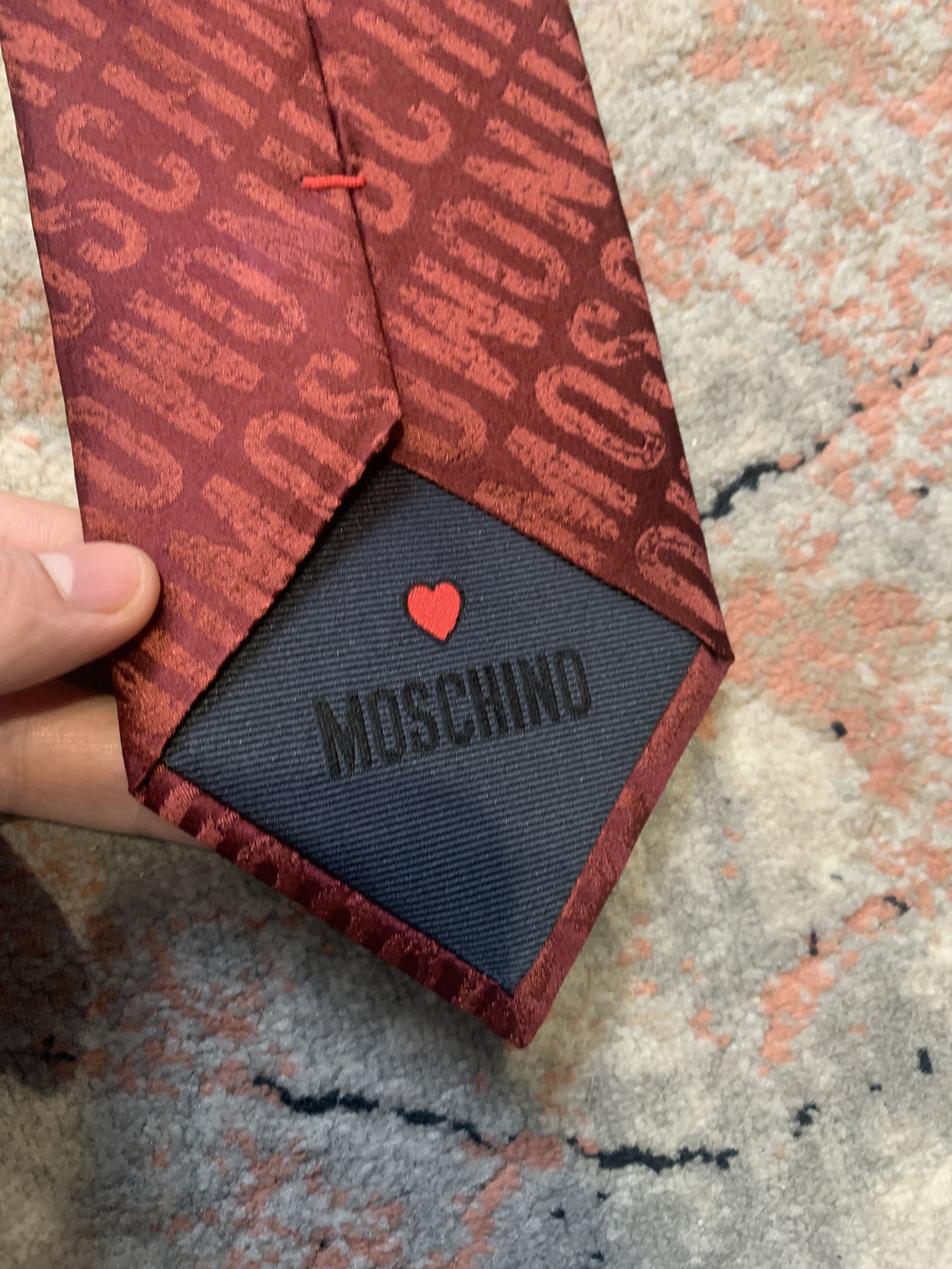 Moschino × Vintage Moschino Vintage 100% Silk Tie Size ONE SIZE - 6 Thumbnail