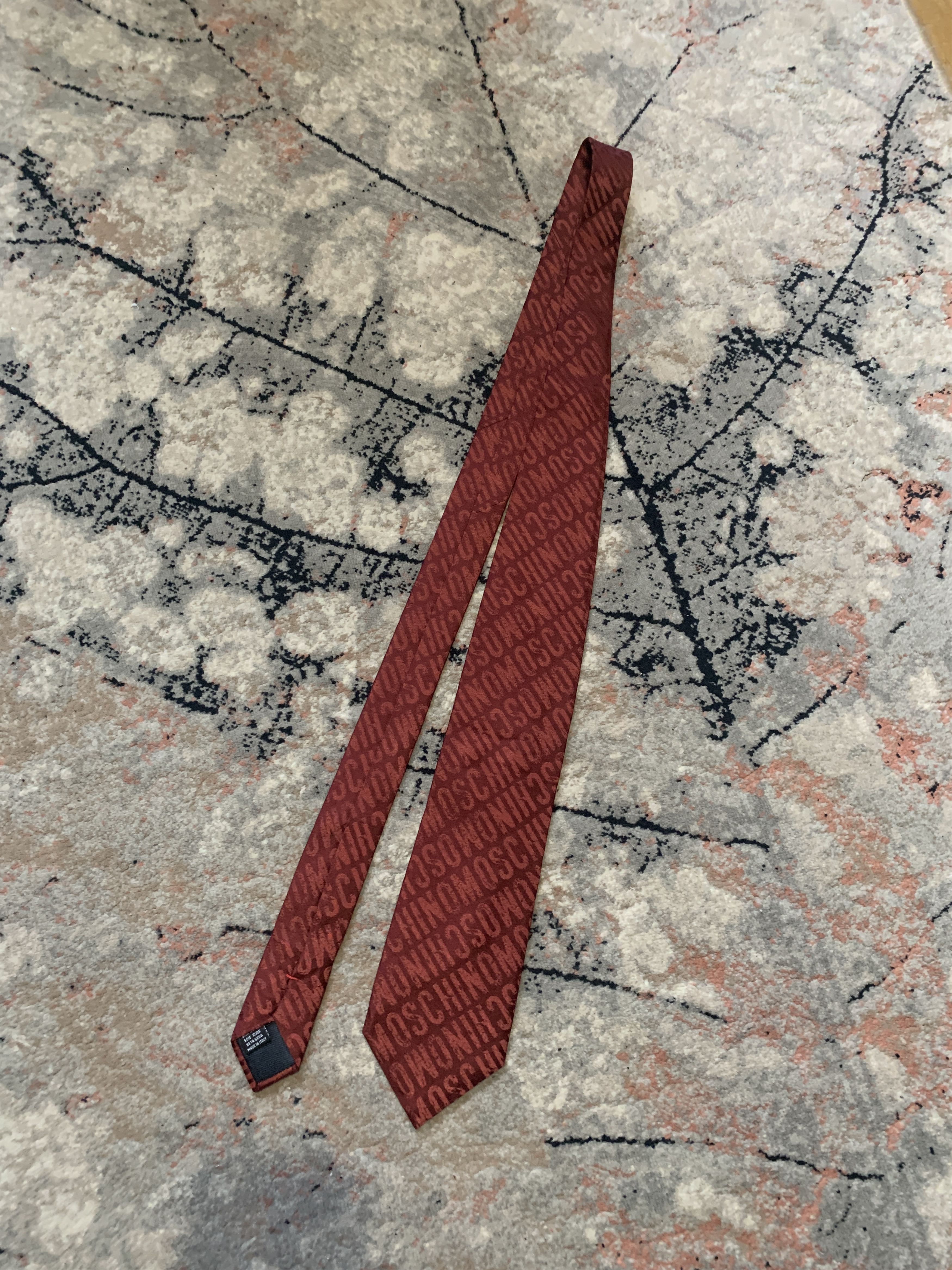 Moschino × Vintage Moschino Vintage 100% Silk Tie Size ONE SIZE - 1 Thumbnail