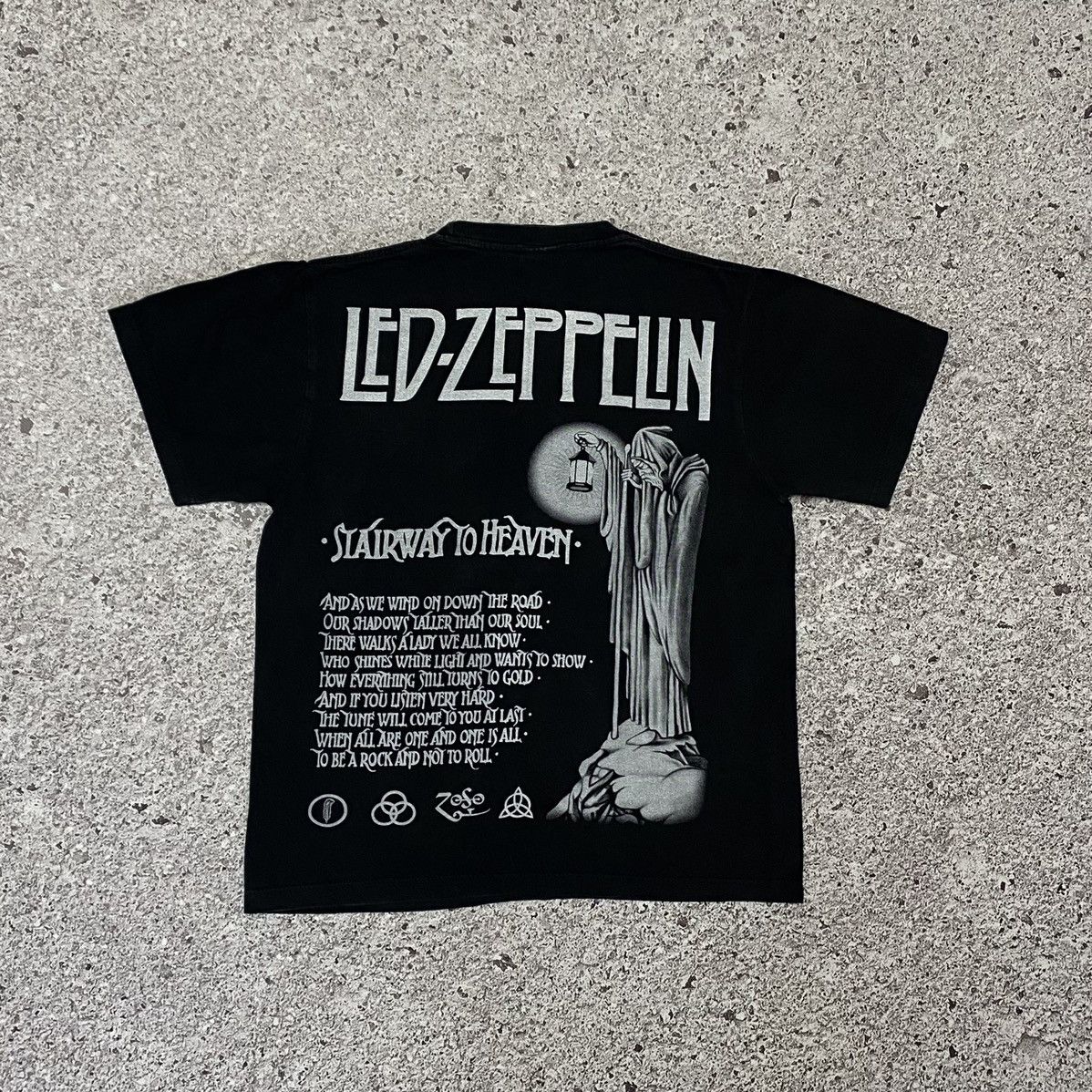 Band Tees × Led Zeppelin × Vintage Vintage Rare Led Zeppelin 