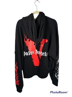 Vlone x on sale palm angels hoodie