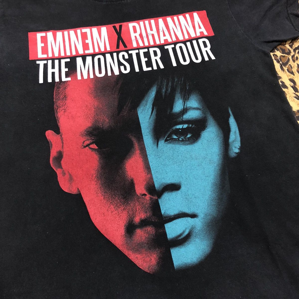 Eminem × Rihanna × Tour Tee Eminem x Rihanna The Monster Tour 2014 T Shirt  | Grailed