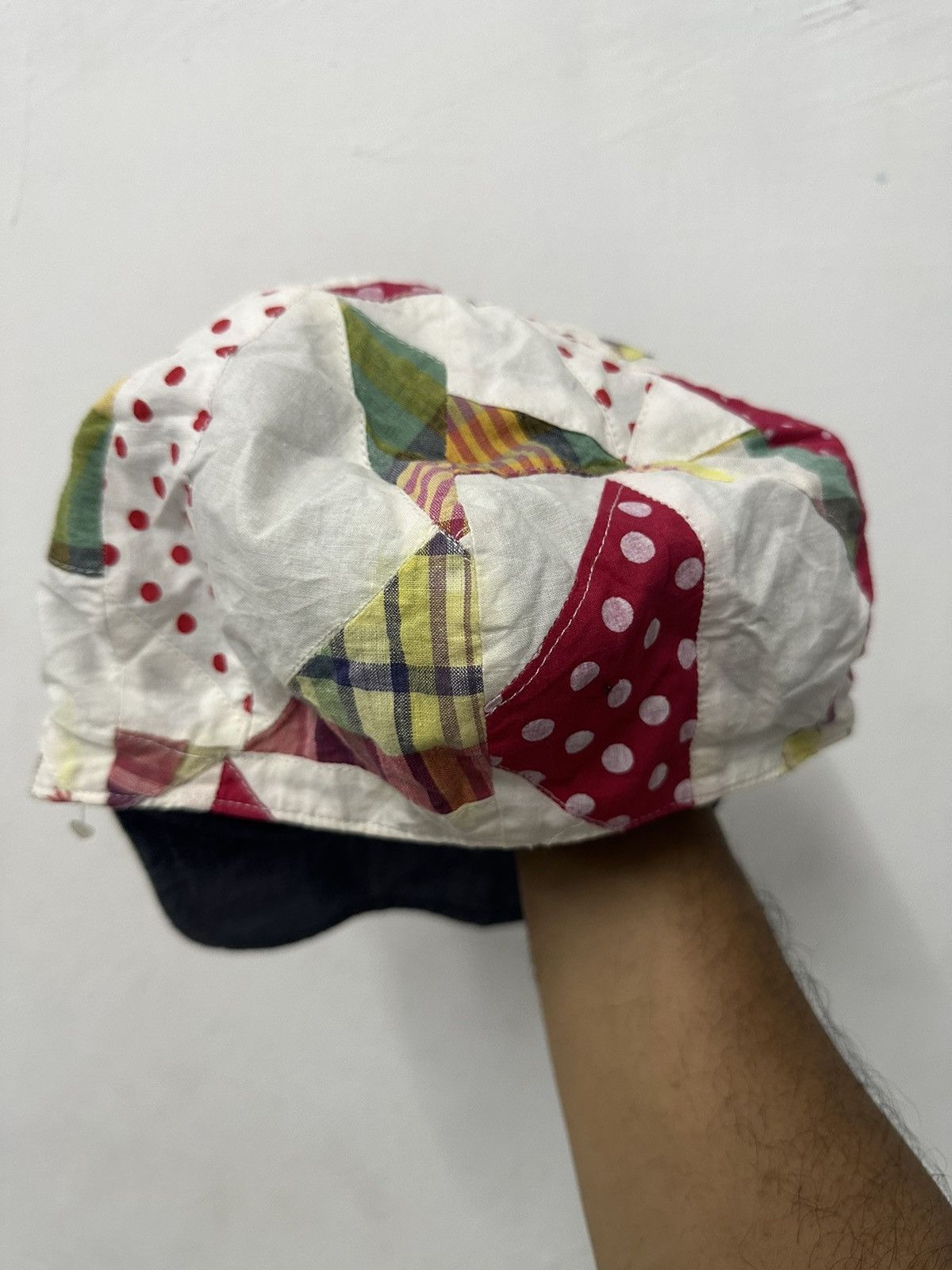 Japanese Brand × Vintage 🔥Vintage🔥 Vibe Japan Patchwork Hat Size ONE SIZE - 3 Thumbnail