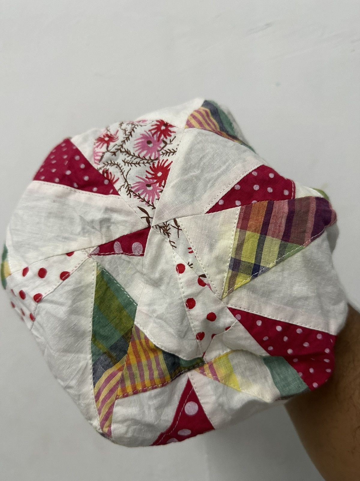 Japanese Brand × Vintage 🔥Vintage🔥 Vibe Japan Patchwork Hat Size ONE SIZE - 6 Thumbnail