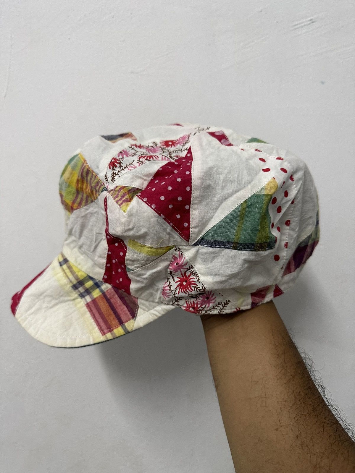 Japanese Brand × Vintage 🔥Vintage🔥 Vibe Japan Patchwork Hat Size ONE SIZE - 1 Thumbnail