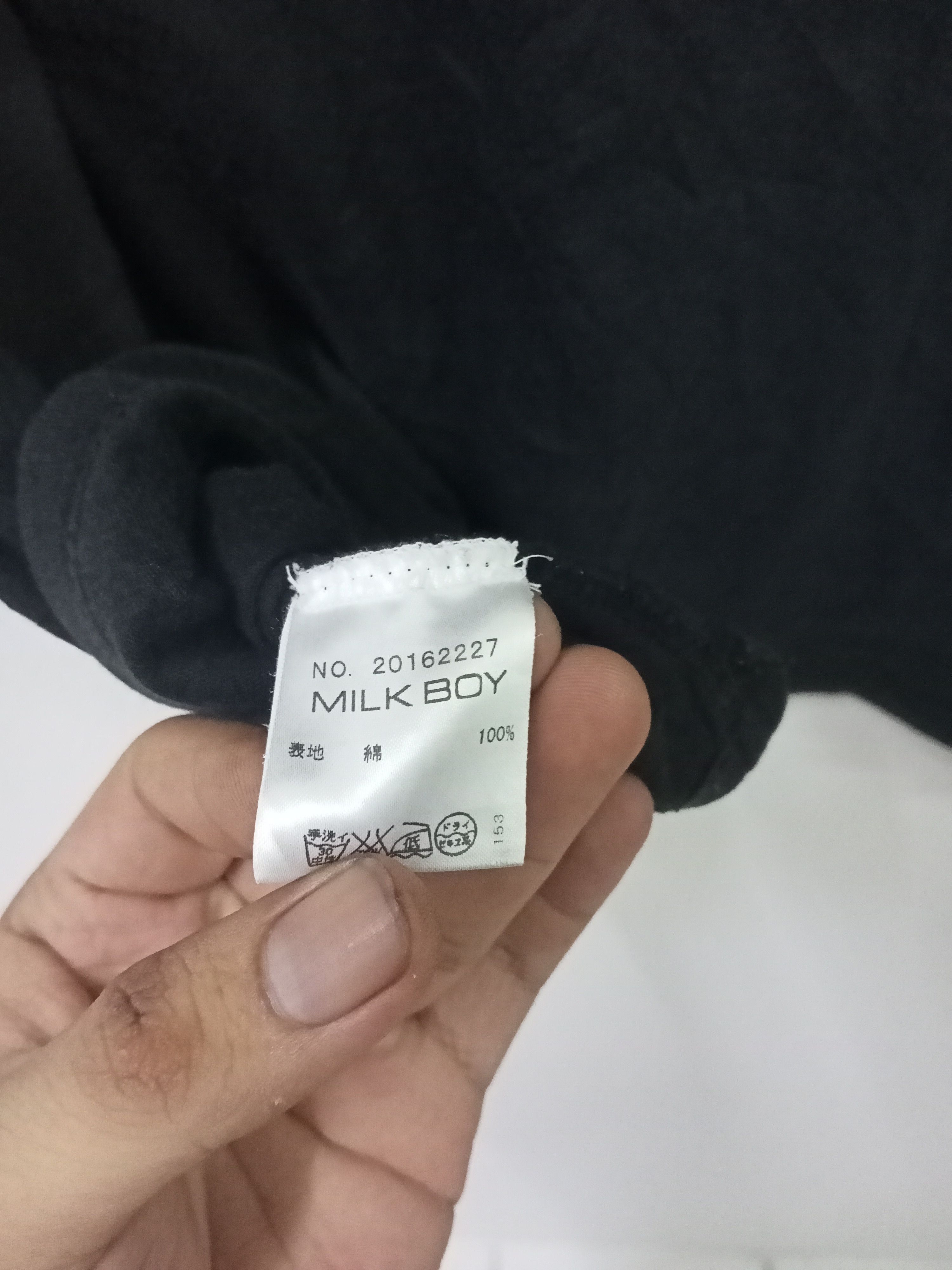 Japanese Brand Milk Boy Never Hear Nothing T- shirt Size US XL / EU 56 / 4 - 8 Thumbnail