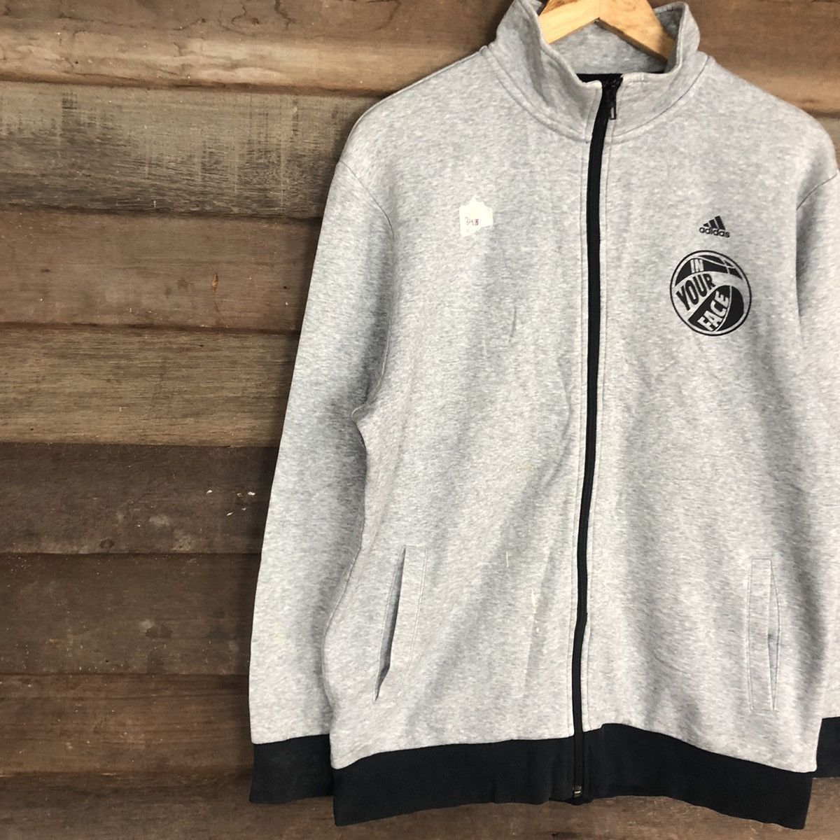 Adidas Adidas sportwear basketball Grey Sweater #341B Size US L / EU 52-54 / 3 - 7 Thumbnail