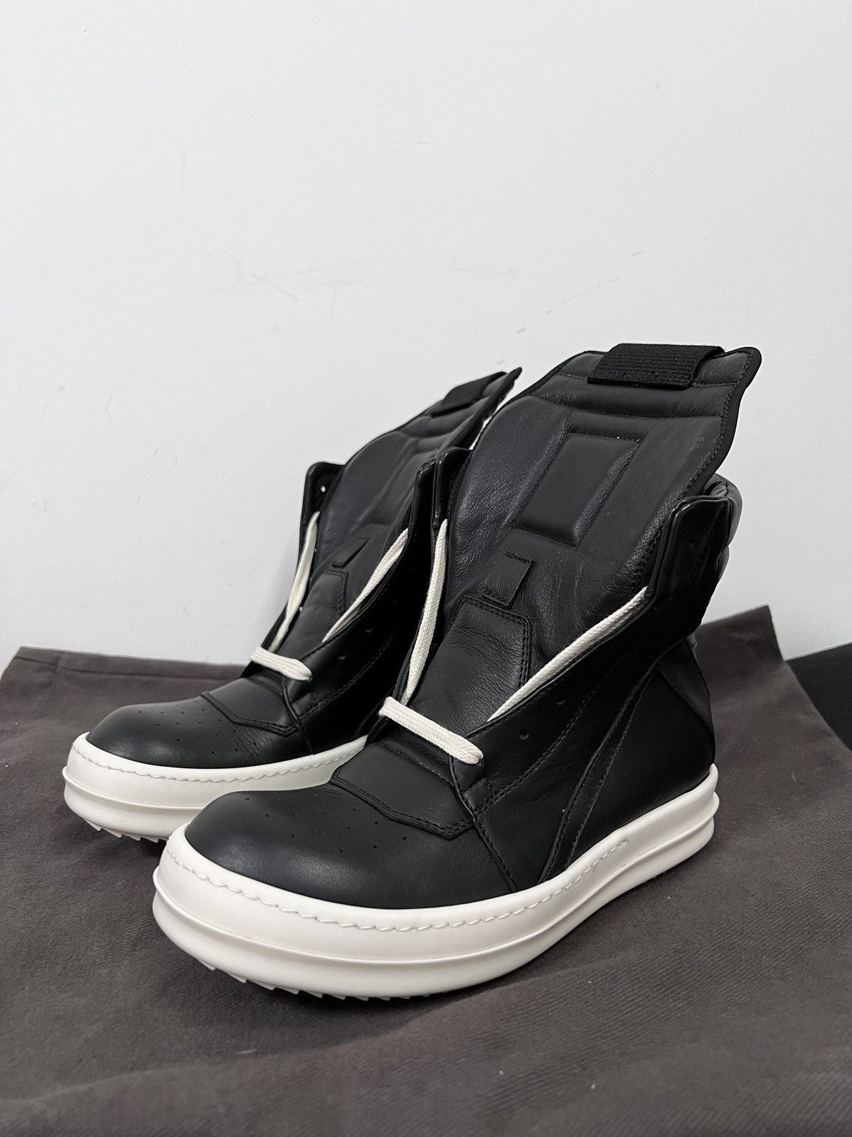 靴 16ss Rickowens Cyclops Era Geobasket 42 Rick Owens Rick owens ss16 cyclops geobasket sz35 | Grailed