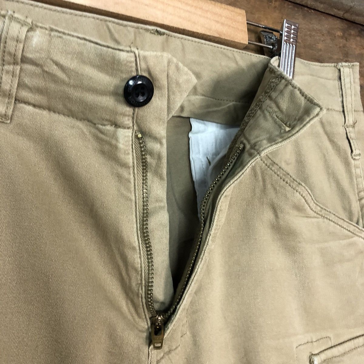 Japanese Brand DLL Gladiator Brown Multipocket Tactical Cargo Pants #c1240 Size US 32 / EU 48 - 8 Thumbnail