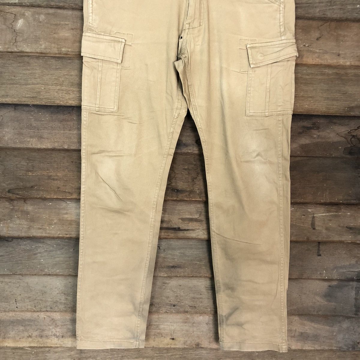 Japanese Brand DLL Gladiator Brown Multipocket Tactical Cargo Pants #c1240 Size US 32 / EU 48 - 3 Thumbnail