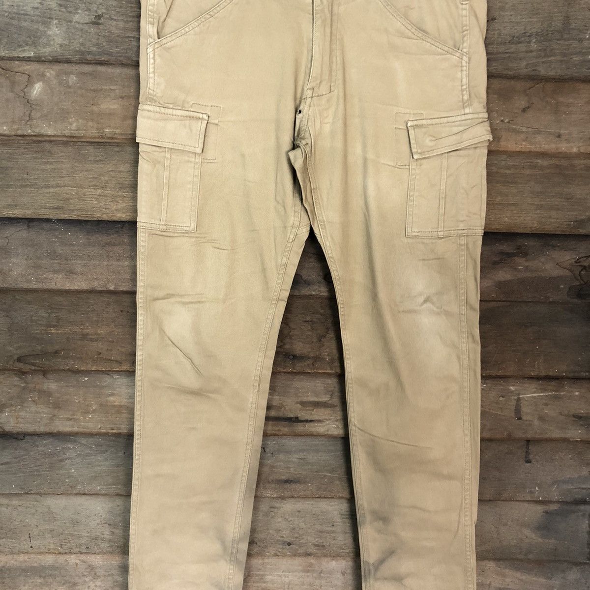 Japanese Brand DLL Gladiator Brown Multipocket Tactical Cargo Pants #c1240 Size US 32 / EU 48 - 4 Thumbnail