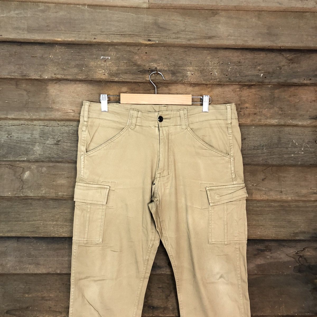 Japanese Brand DLL Gladiator Brown Multipocket Tactical Cargo Pants #c1240 Size US 32 / EU 48 - 2 Thumbnail