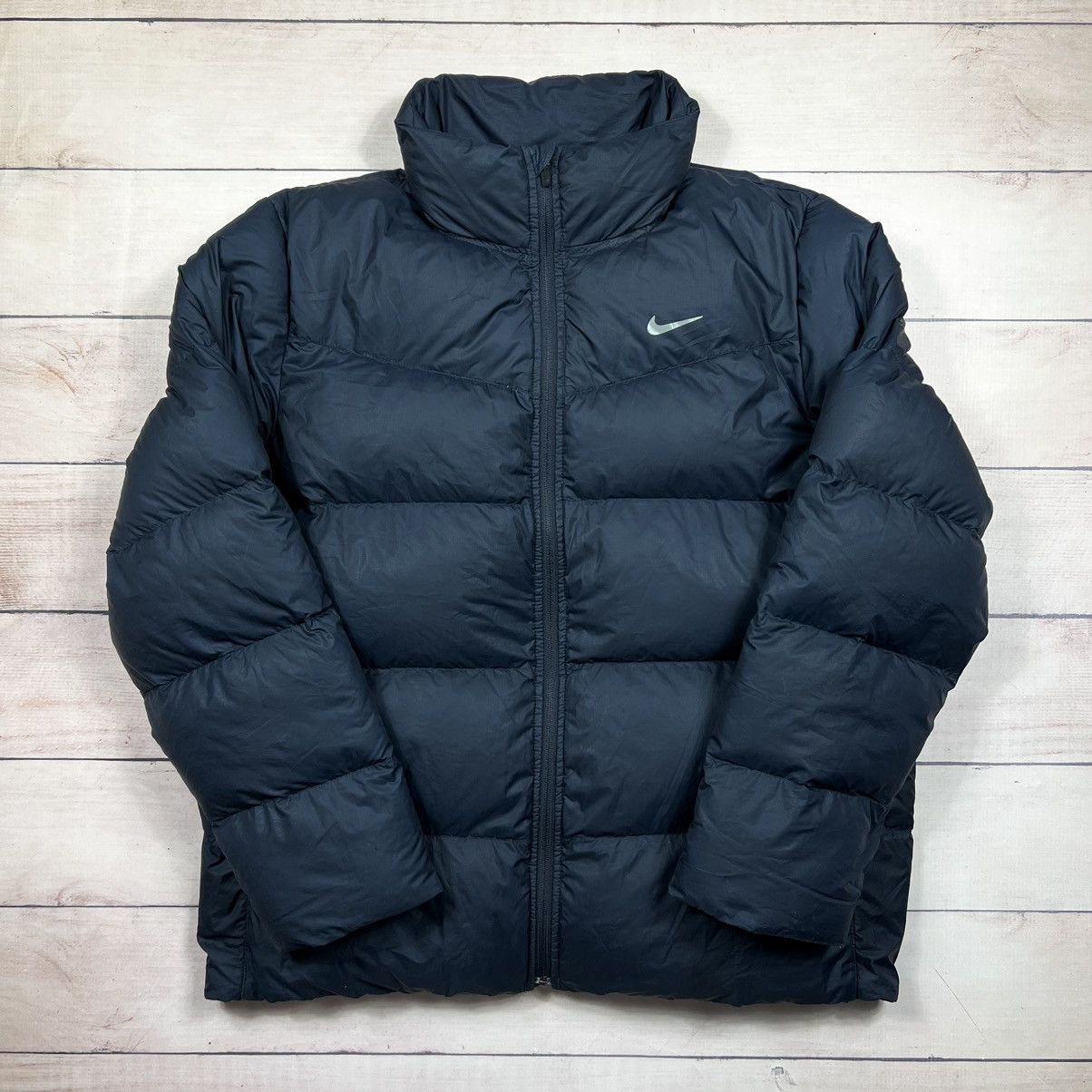 Image of Nike Puffer Down Jacket in Navy, Men's (Size XL)