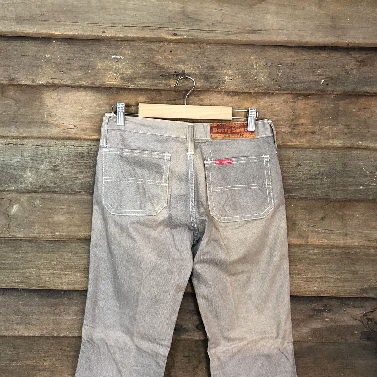 Faded Glory DLL Betty Smith Grey Faded bush cargo Pants #c1222 Size 29" - 8 Thumbnail