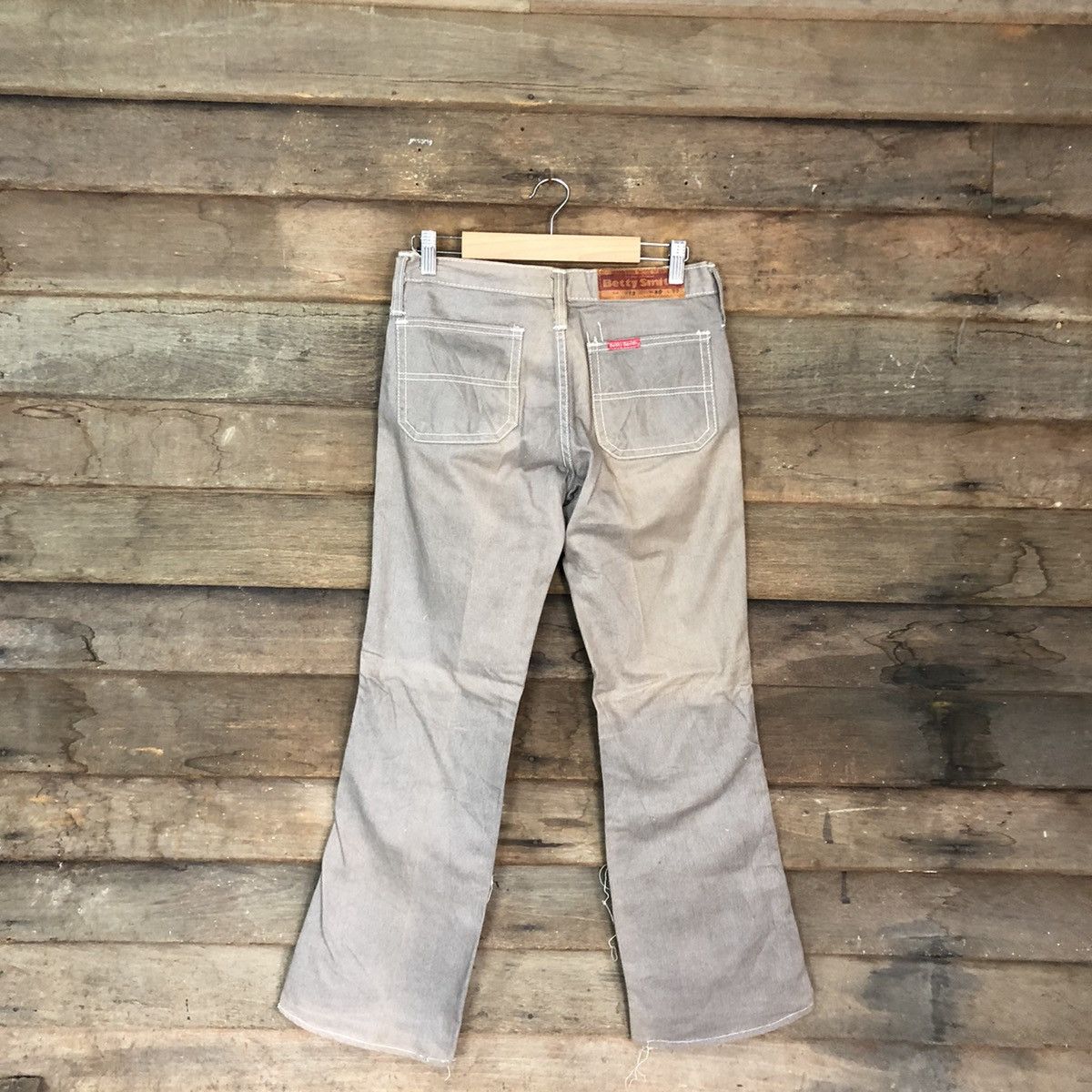 Faded Glory DLL Betty Smith Grey Faded bush cargo Pants #c1222 Size 29" - 7 Thumbnail