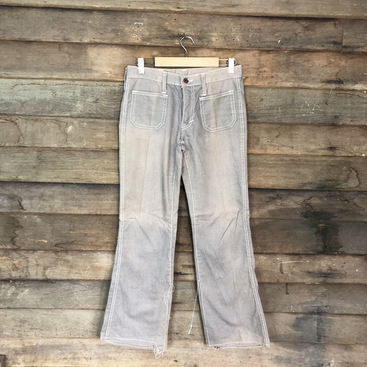 Faded Glory DLL Betty Smith Grey Faded bush cargo Pants #c1222 Size 29" - 1 Thumbnail