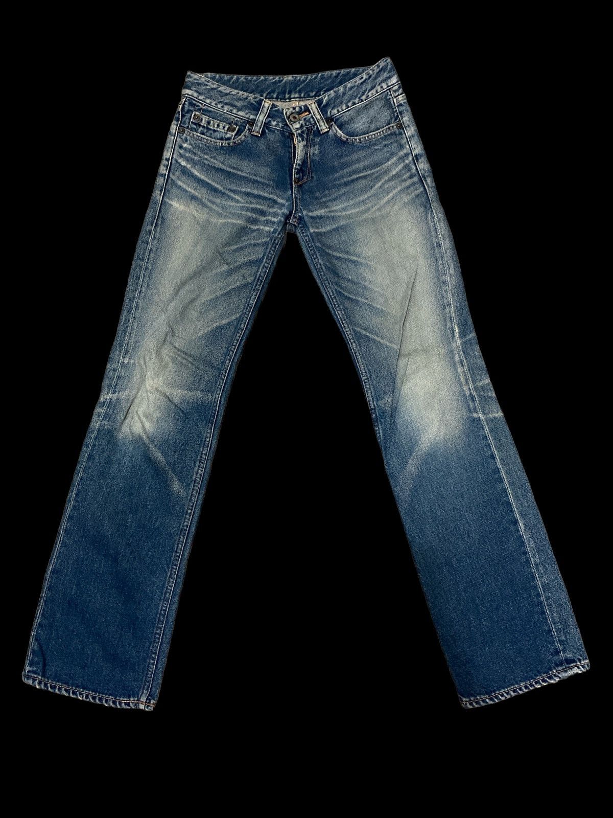 JapaneseBrand ENNUl Coquette Distressed Denim Pants Jeans