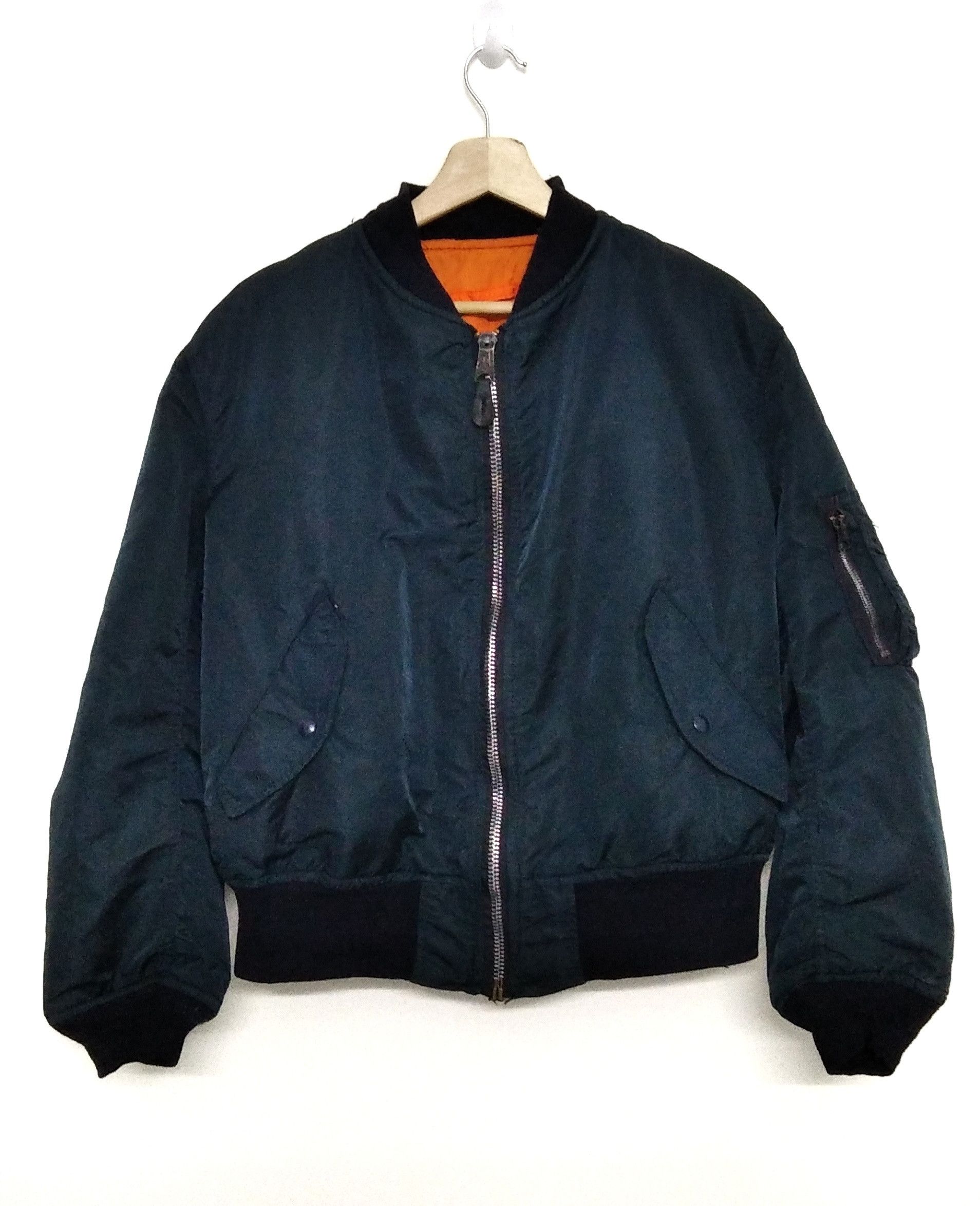 Alpha Industries Vintage Alpha Industries Flight Bomber Jacket Size US L / EU 52-54 / 3 - 1 Thumbnail